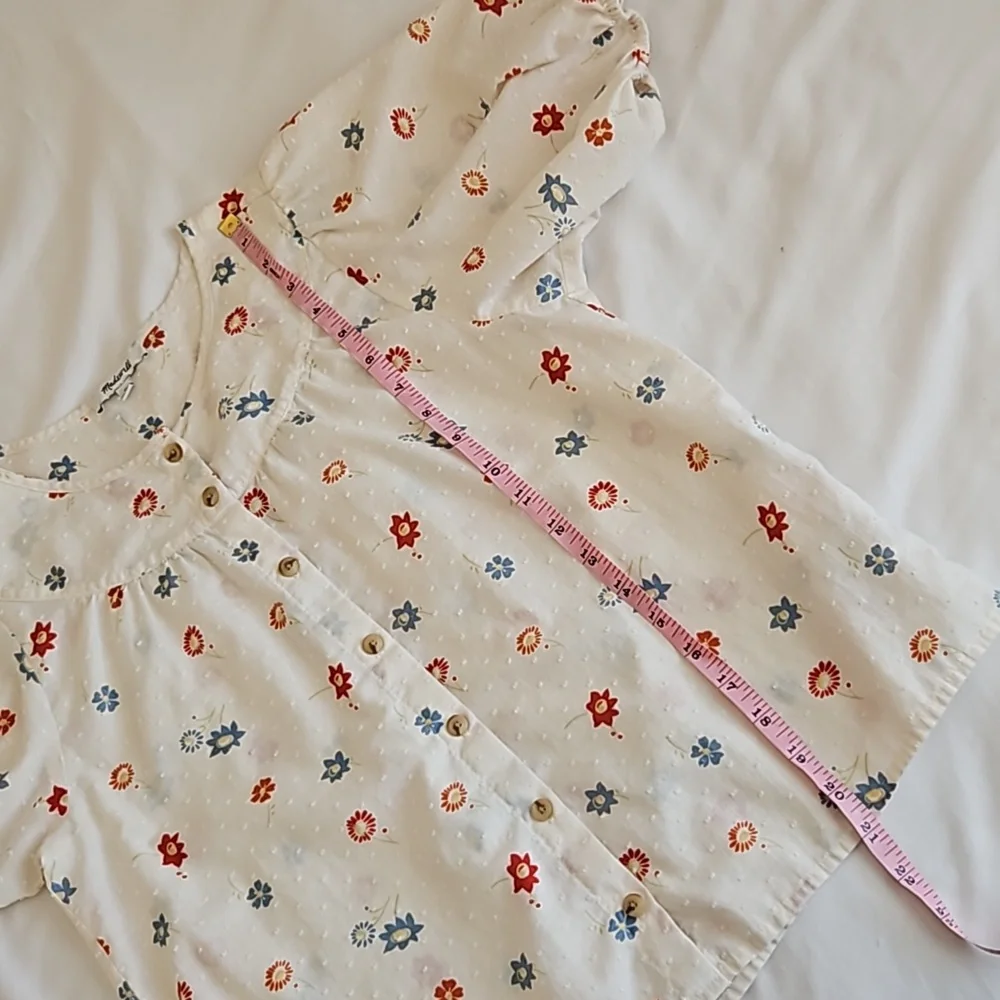 Madewell Prose Shirt in Dotted Floral Heyday Size XS - Picture 9 of 9